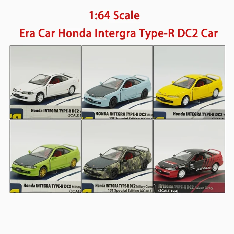 Era – voiture en alliage moulé sous pression, échelle 1:64, Honda Intergra type-r DC2, Collection de modèles, Souvenir, affichage statique, ornements, cadeau