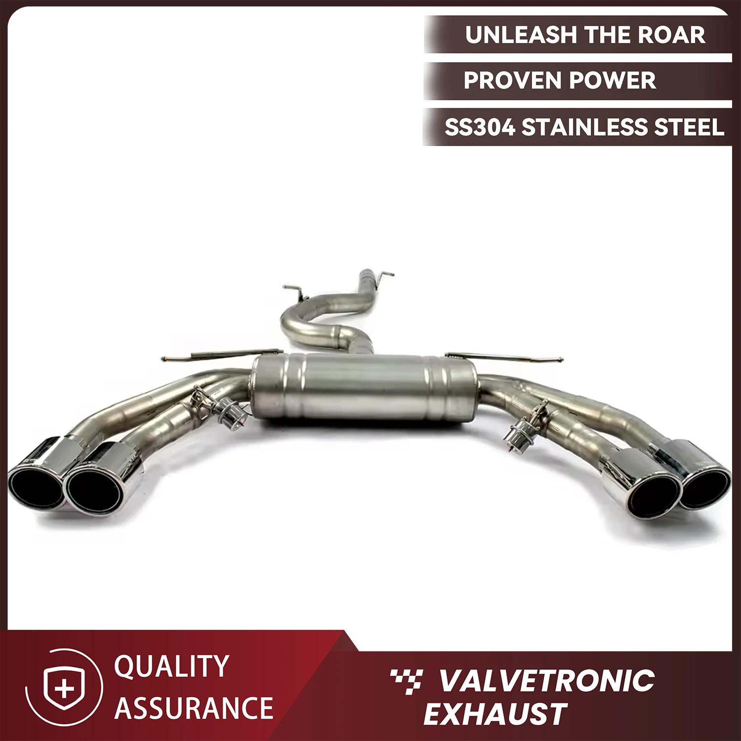 

ECCF SUS304 Stainless Steel Catback Performance Exhaust for Audi S3 8V 2.0T