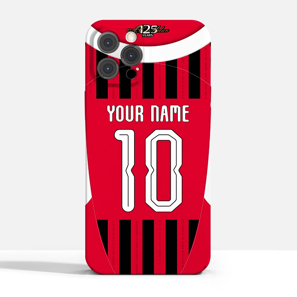 Italy Milan San Siro ROSSONERI Custom Cover Case for iPhone 16 15 14 Pro Max 13 12 11 Mini X XS XR 7 8 6S Plus SE