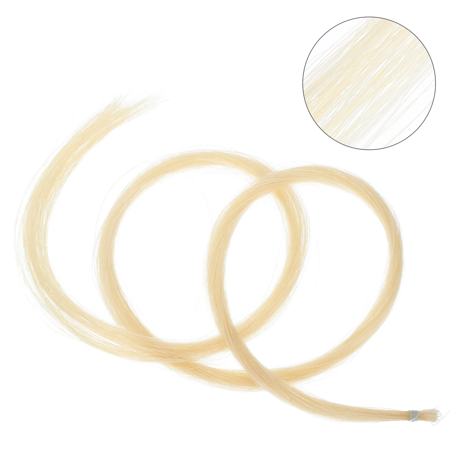 

2 Hanks Premium Mongolian Stallion Hair Violin Bow White for Optimal Sound Production Violin Bow Mongolian Stallion Hair