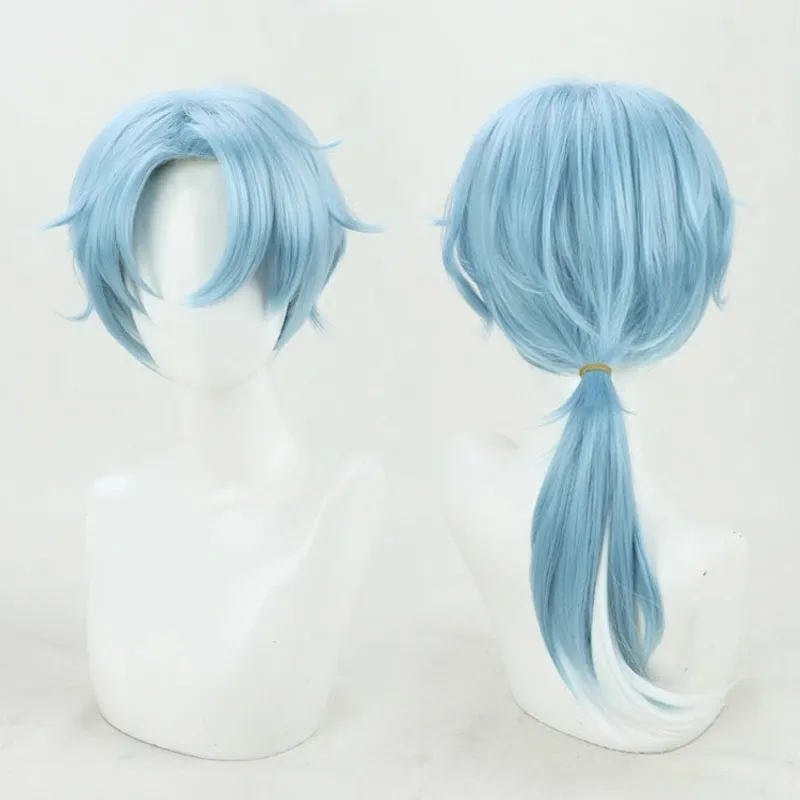VTuber Moguan Jun cosplay wig multi-color highlights Halloween gift