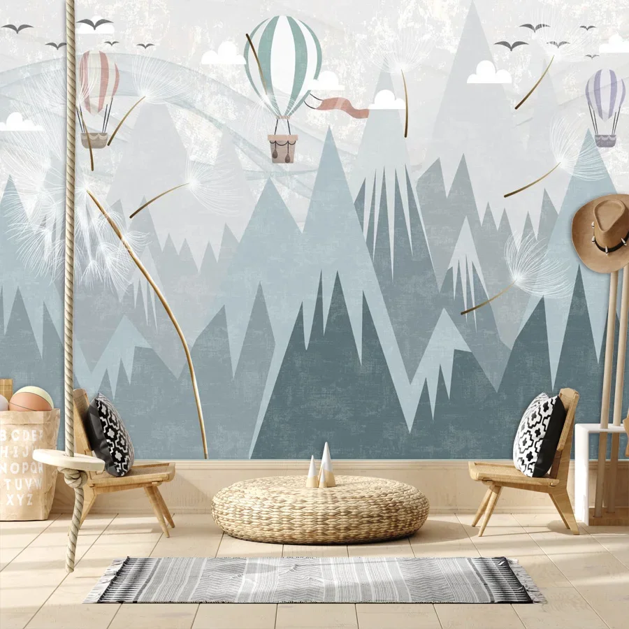 Custom Walls Papers Home Decor Peel and Stick Wallpaper Foggy Forest Wallpapers for Living Room Contact Paper Bedroom 3d Murals