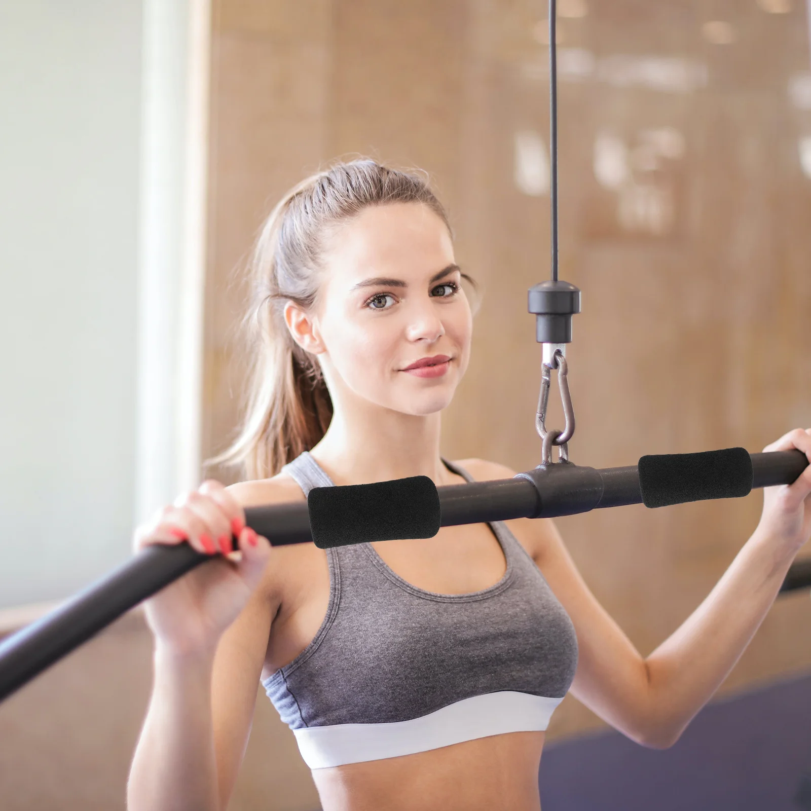 

8Pcs Sponge Foam Foot Pads Replacement for Leg Extension Machine Roller Covers Gym Exercise Equipment Fitness Roller Pad