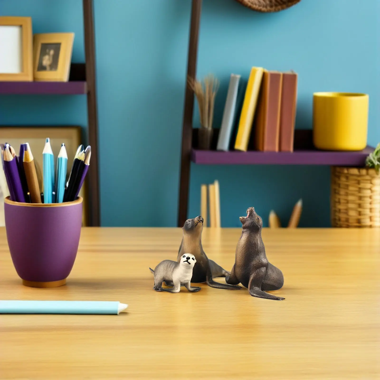 

3Pcs Detailed Sea Play Collection Premium Quality Animal Figures for Cognitive Development Creative Play Decoration