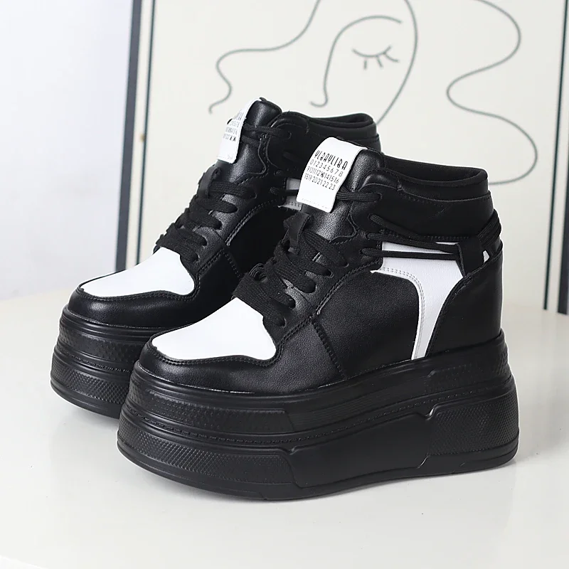 

10cm Designer Shoes Women Sneakers Fashion Casual Height Incresing Chunky Sneakers Women Platform Shoes 33 40