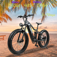 SAMEBIKE RS-A08 Electric Bike 750W BaFang Motor 48V 17AH 26-inch Fat Tire E-bike Hydraulic brake Mountain Snow Electric Bicycles