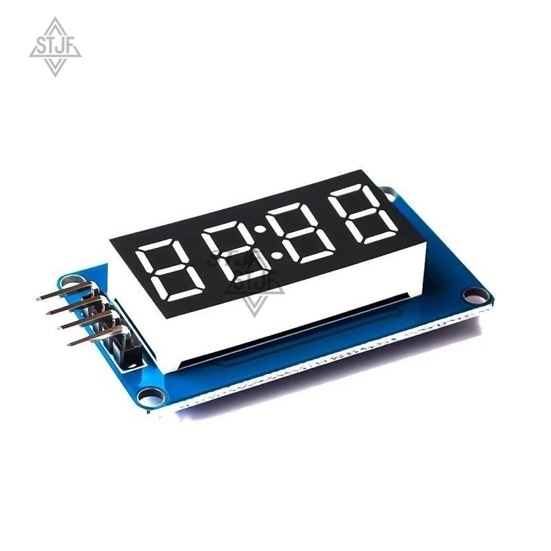 Módulo de Display LED TM1637 para Arduino, 7 Segmentos, 4 Dígitos, 0.36 Polegadas, Relógio Digital Vermelho, Tubo Digital de Ânodo, Placa Controladora Serial Quádrupla