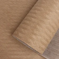 Size:2.5x0.58meter Thick:0.3mm Brown Arrow Light Coffee Tech Wood Veneer - Ideal for Refurbishing Furniture DIY Home Decoration