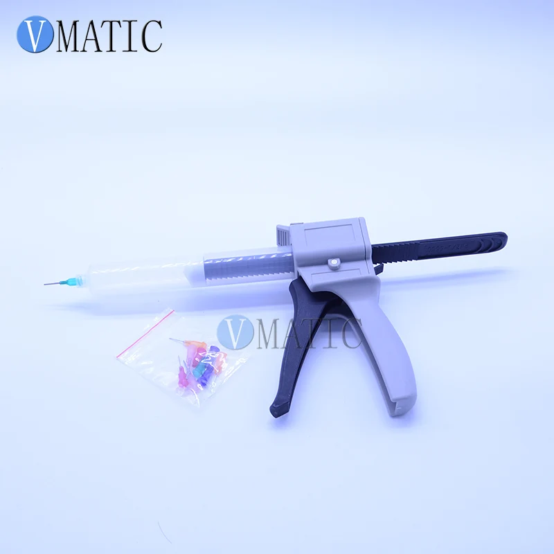 Free Shipping New Arrival Impression Glue Dispenser Dispensing Caulking Cartridge Gun 55cc/ml With Cartridge Set