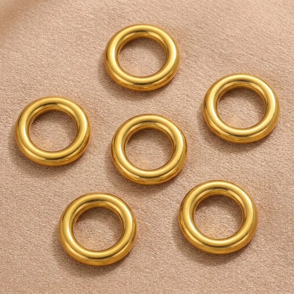 20/50 Stück Edelstahl Nahtlose Geschlossene Verbindungsringe Schlaufen für DIY Armband Schmuckherstellung Materialien Bastelzubehör – Detail 1
