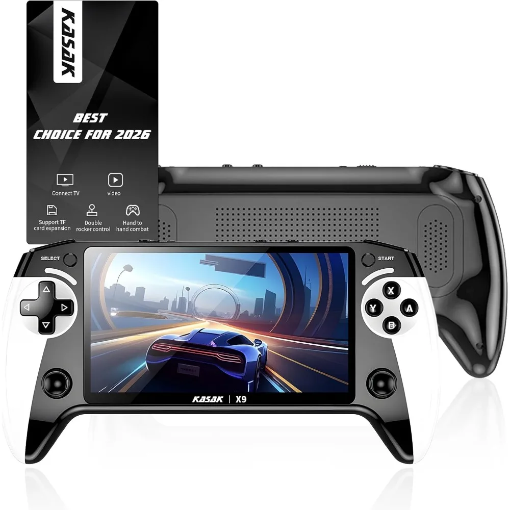 Retro Handheld Game Console with Preloaded Games