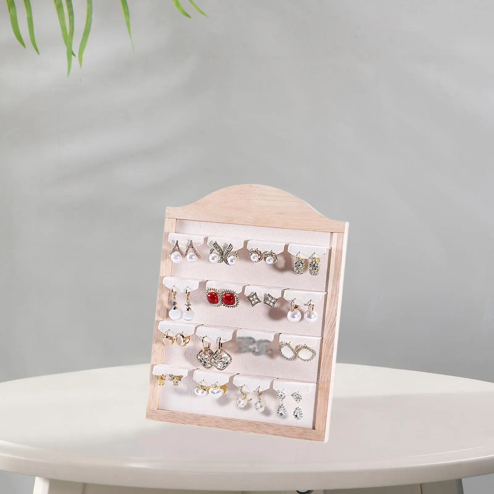 

Earring Display Stand, Studs Selling Rack ,Storage Organizer Jewelry Holder for Desktop Dresser Retail Tradeshow Vanity