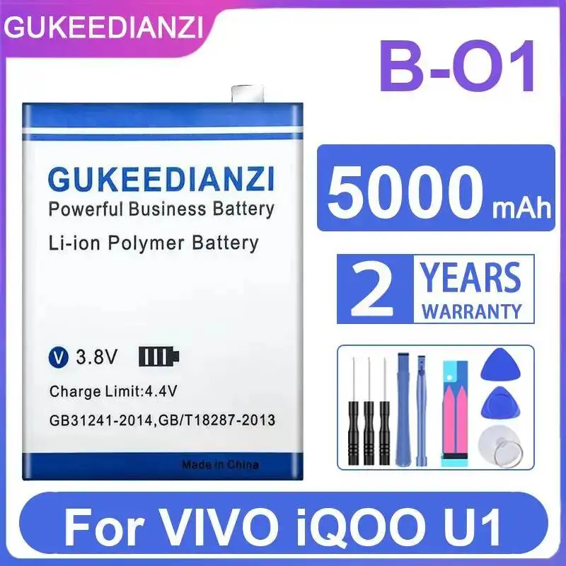 

For Vivo Iqoo U1 5000Mah B-O1 Long-Lasting Mobile Phone Battery Reliable Power Supply