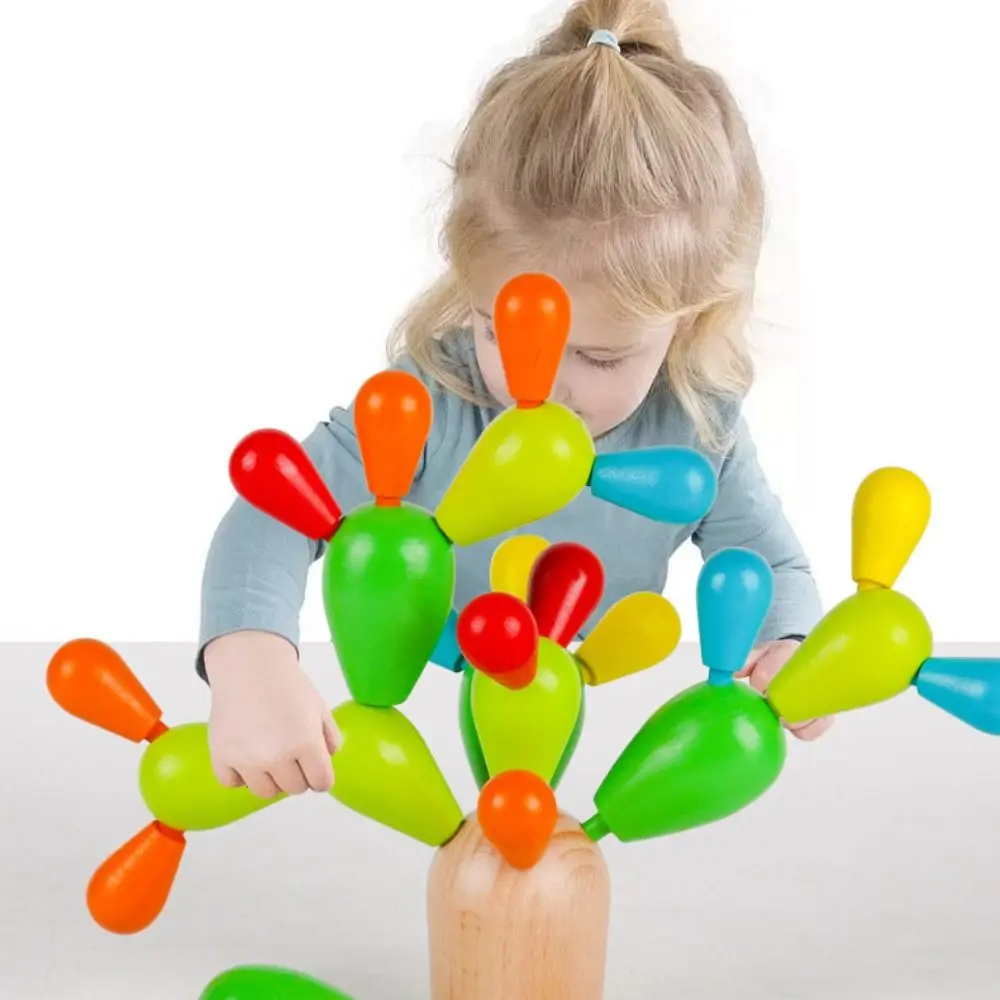 

Animal Hedgehog Cactus Montessori Toy Teaching Aids Cactus Early Education Toy Grip Learning Splicing Sensory Toy Family