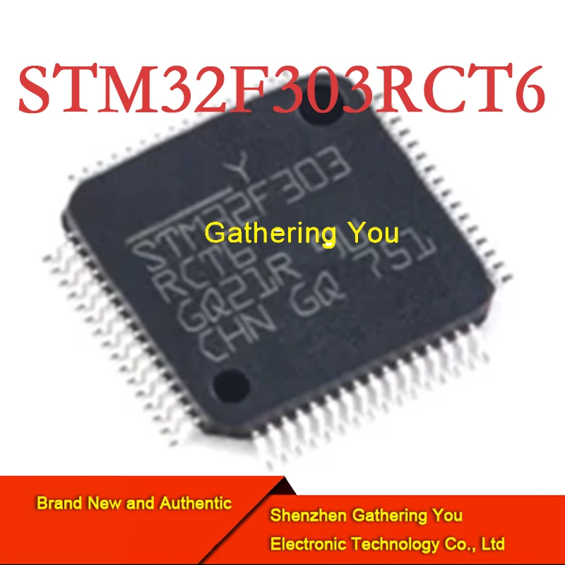 stm32f303rct6-lqfp64-arm-микроконтроллер-Совершенно-новый-подлинный