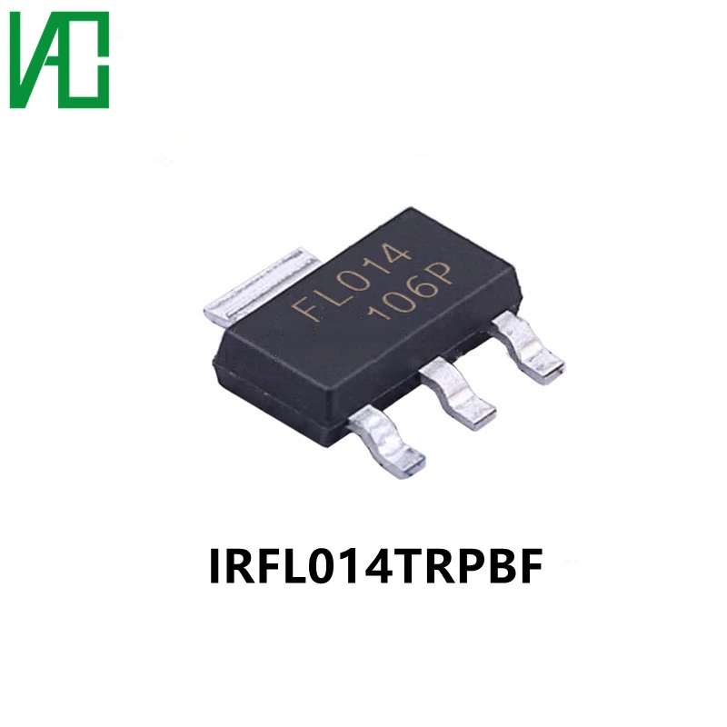 10pcs/lot IRFL014 FL014 IRFL014TRPBF IRFL014PBF Transistor Kit MOSFET N-CH 60V 2.7A SOT223 In Sctock