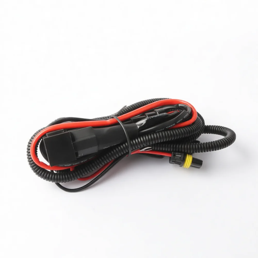 Automotive LED Headlight Relay Harness H7 Adapter Wiring Kit Stable Current Device For Vehicle Lamp Power Failure Fix