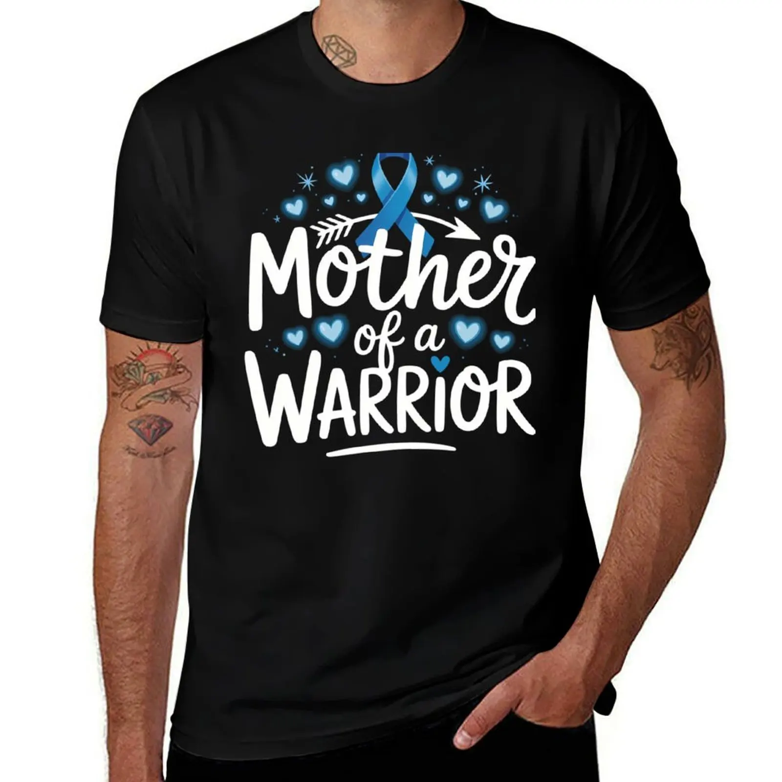 

Mother Of A Warrior Hydrocephalus Awareness Family Support T-Shirt custom t-shirts graphic tee shirt mens t shirts