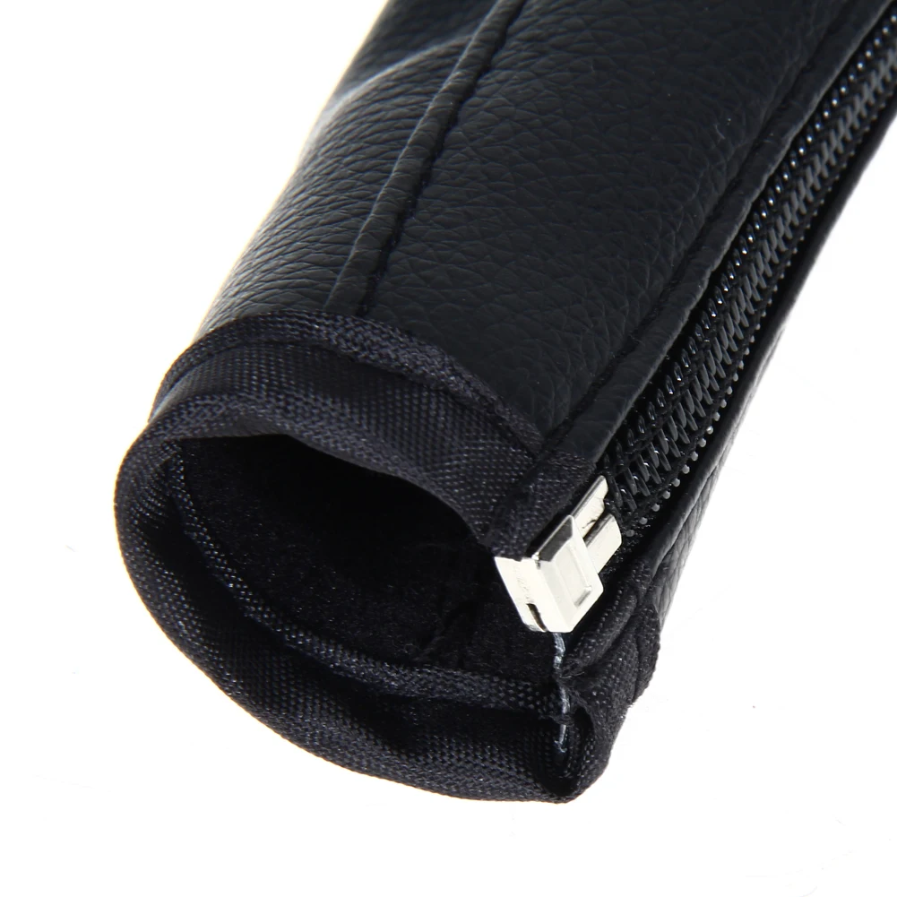 지퍼가 달린 PU 유모차 팔걸이 보호대 유아용 카트 팔걸이 보호대 커버 방수 항균 소프트 액세서리