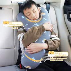 Children's Car Sleep Headrest Cartoon Car Rear Seat Protection Headrest Adult Car Seat Belt Y-shaped Pillow Car Seat Pillow