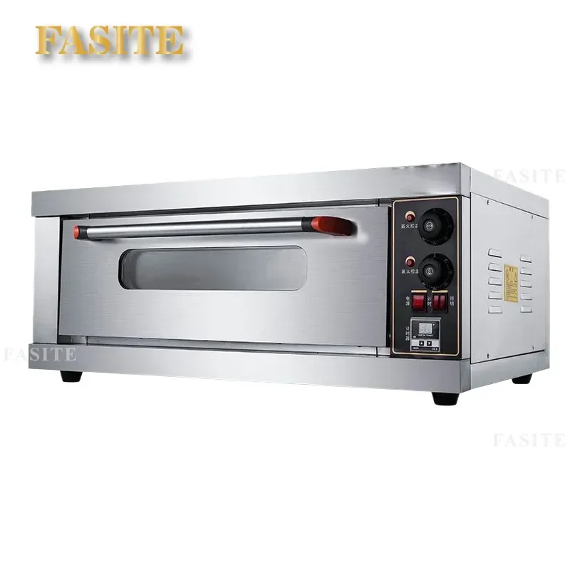 For Commercial Smart Electric Oven Large Capacity Bread Cake Pizza Baking Machine High Power Stainless Steel Business Kitchen