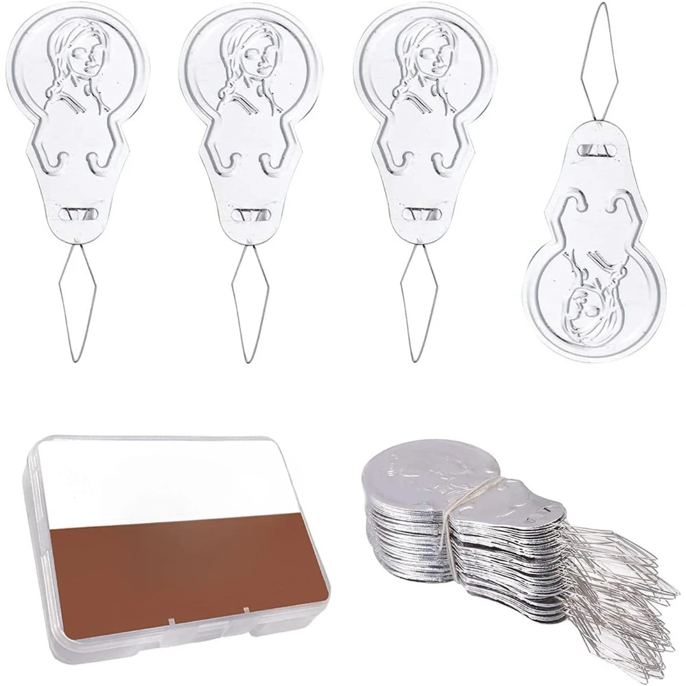 손 바느질/공예용 알루미늄 자수 바늘 스레더 50개.