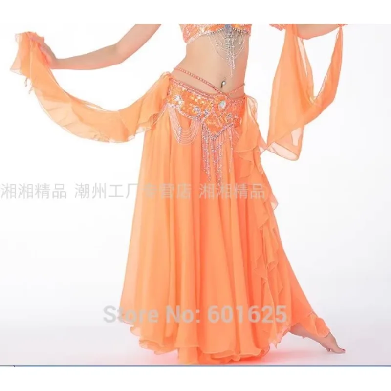 Angepasst Neue Bauchtanz Rock Undercover Halbe Länge Langes Kleid Sexy Weibliche Praxis Leistung Kostüm Tanz Hüfte Wrap Rock