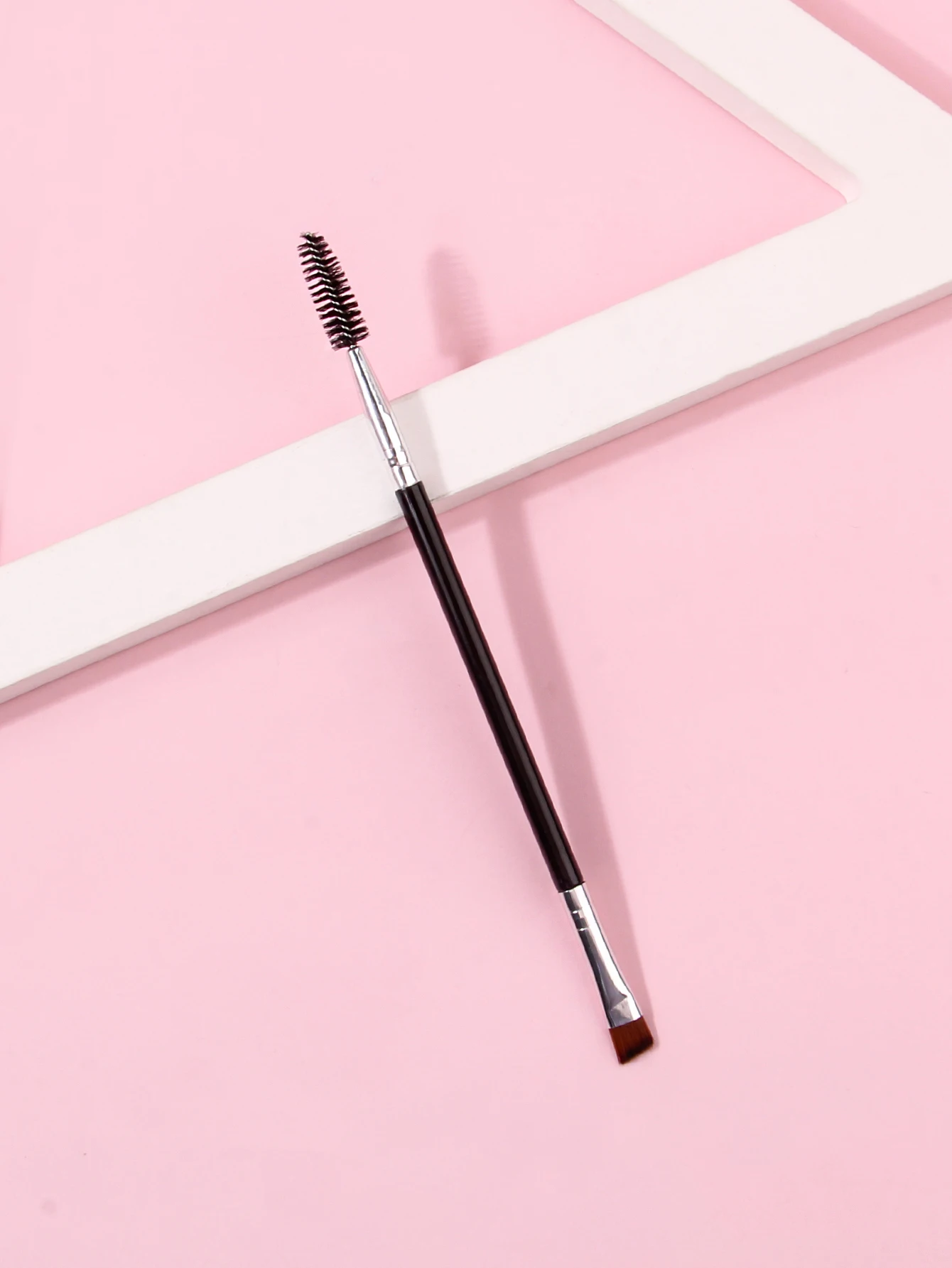 眉毛ブラシ角度付き眉毛コームプロフェッショナル美容メイクブラシまつげ眉毛ブラシブレンドメイクアップツール