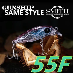 LURETV Japan Smith SAME STYLE 55F/4.2G/1PCS Bigeye Catfish Microparticle Minolua Abalone Bait Freshwater Stream Bent Mouth 9003
