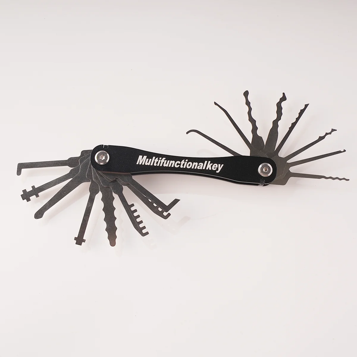 16Pcs Dual Head Compact Unlocking Set, Multifunctional Door Opening Key, Mini Hook and Hook Disassembly Kit