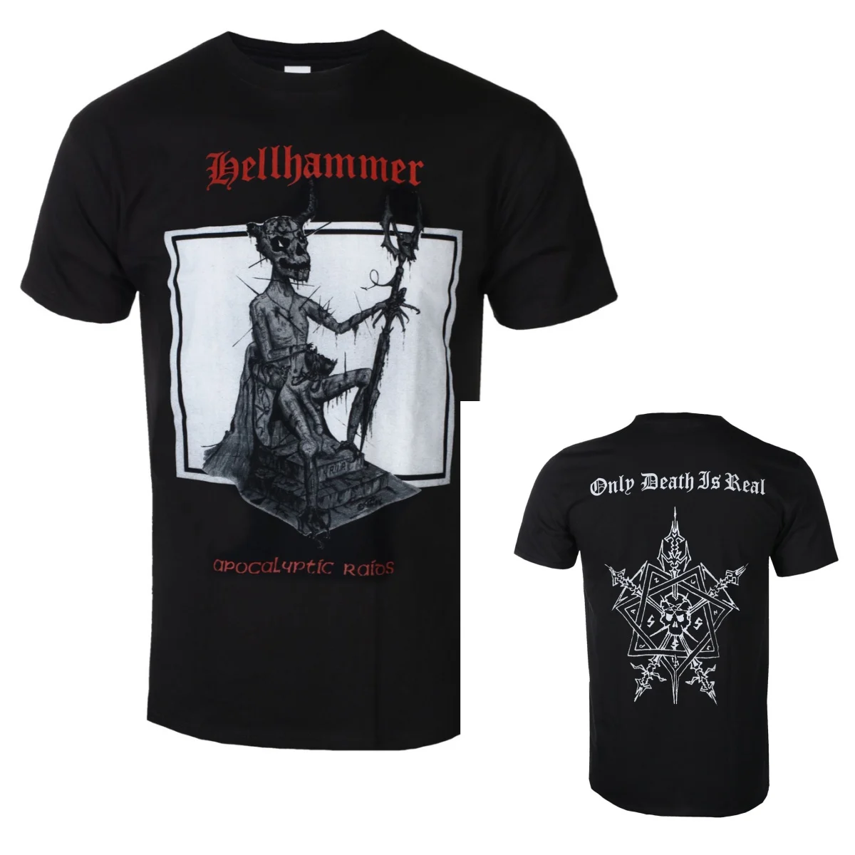 2026 Hellhammer Graphic Cotton Band T-shirt Unisex Summer Short Sleeve Fashion Brand Tee Luxury Casual Vintage Tees