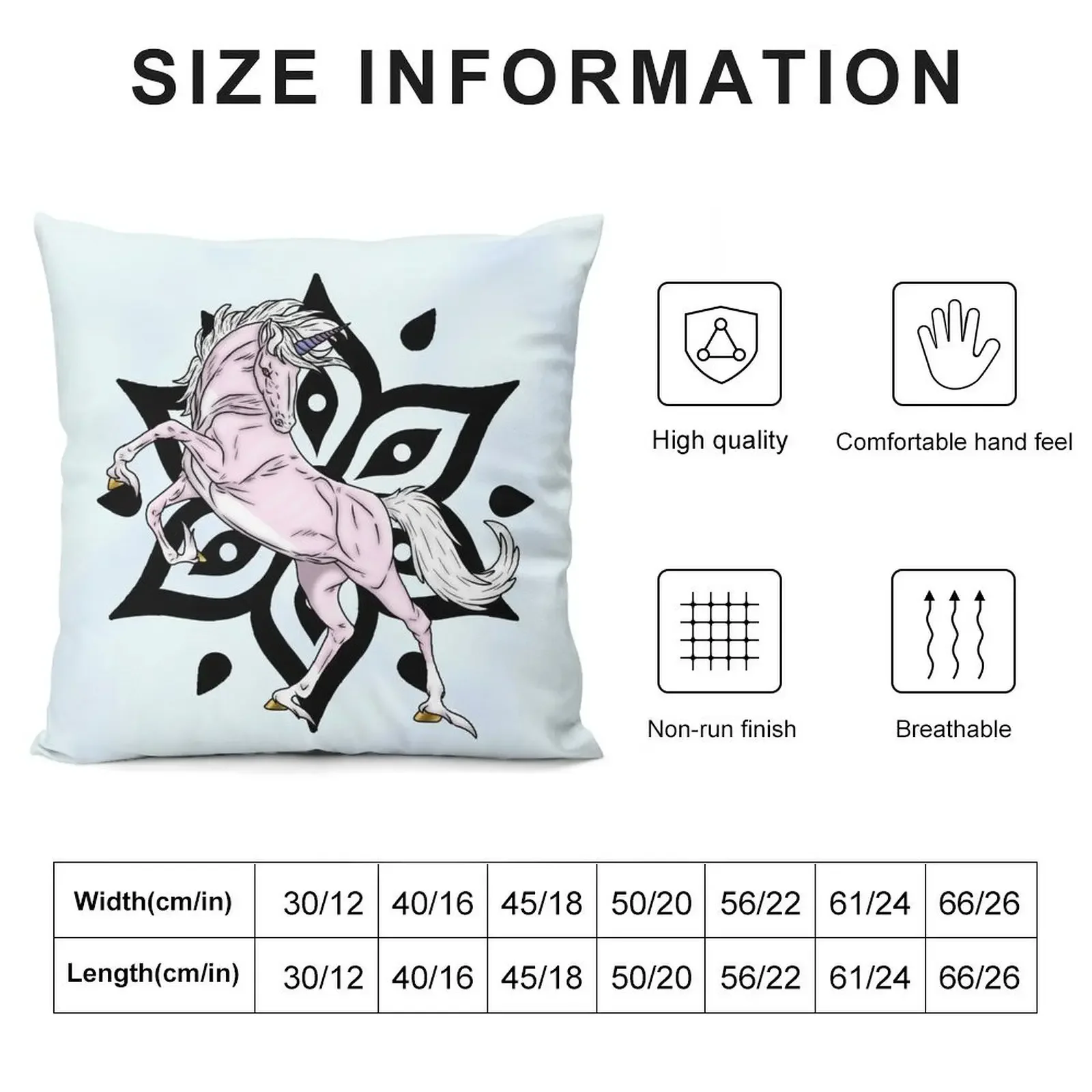 Tribal Unicorn Throw Pillow Luxury Pillow Cover Sofa Cushion Sofa Cushions Cover Decorative Cushions For Luxury Sofa pillow