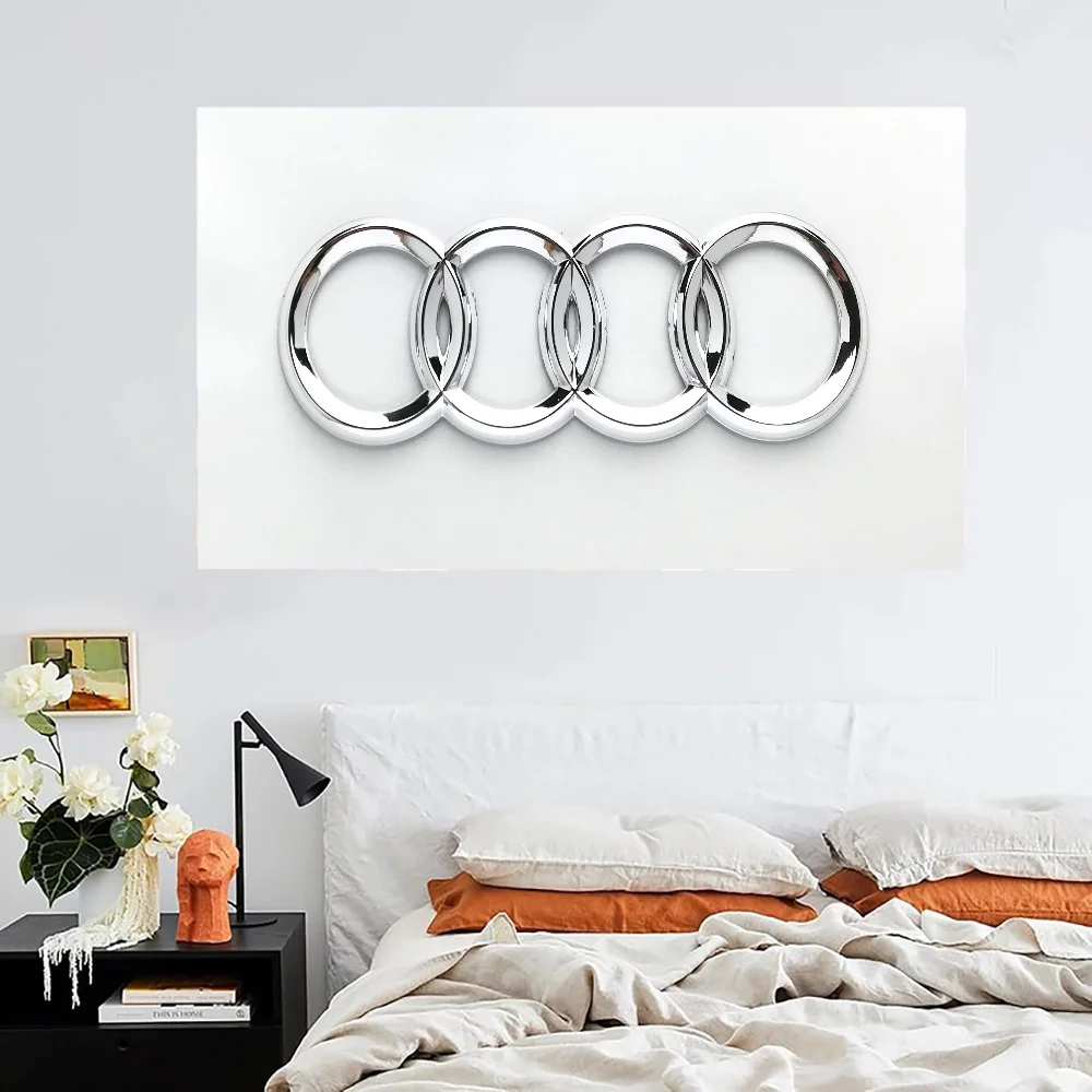 A-audi Logo Garage Flag to Hang Outdoor Decorations Decorative Flags for Rooms Flags and Banners Home Decoration Decor Custom