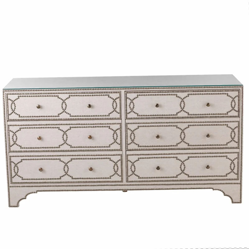 

Sideboard cabinet Neoclassical porch hall cabinet Modern minimalist living room decoration cabinet