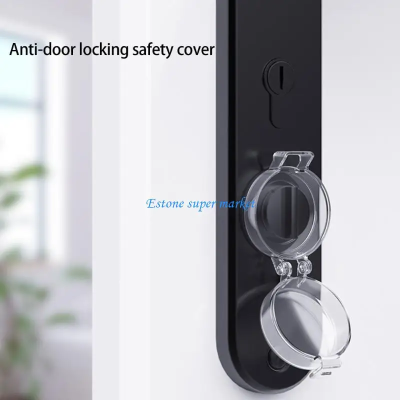 090B Child Safety Door Lock Protector 5Pcs/pack Deadbolts Cover Prevent Accidental Lockout Color Wide Compatibility
