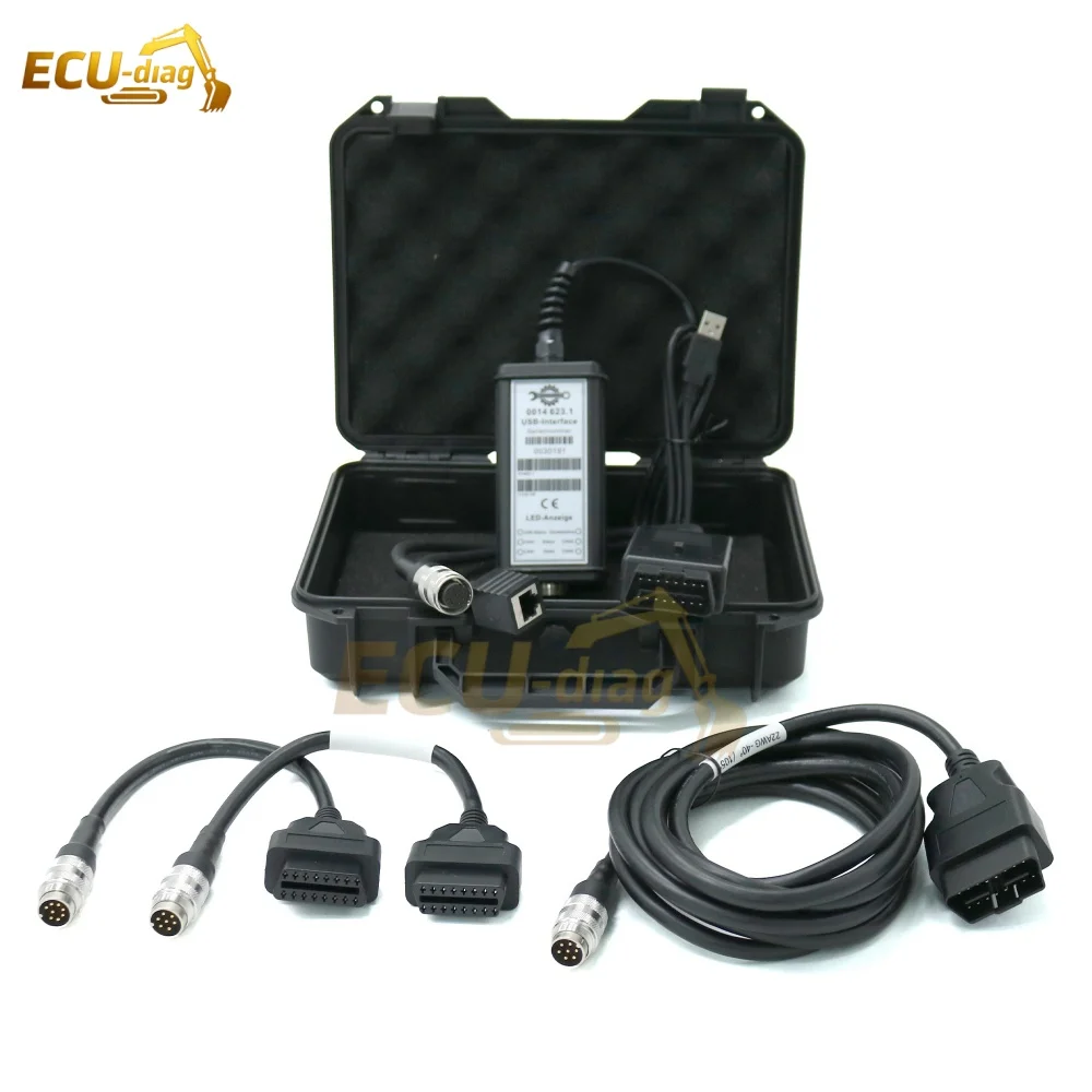 For CLAAS CDS 7.5.1 Interface 4CAN USB DIAGNOSTIC KIT Truck Excavator Diagnosis for Claas MetaDiag Communicating by WiFi