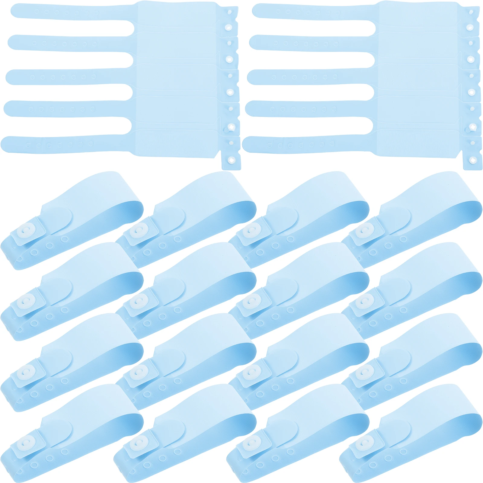 

100Pcs PVC Wristbands Disposable Waterproof Writable Hospital Medical Identification Bands Id Wrist Bands Bracelets