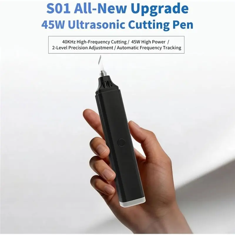 45W Handheld Ultrasonic Cutter DIY Electric Carving Cutter 40Khz High-Frequency For 3D Resin Plastic Wood EU Plug