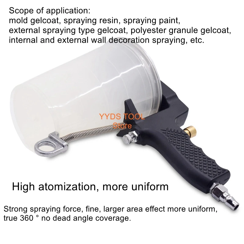 

S2014 portable gelcoat spray gun glue gun FRP special can spray epoxy resin with LB-P2002