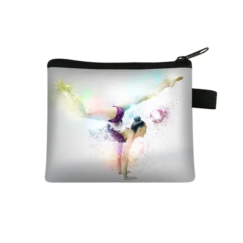 محفظة نسائية للعملات المعدنية، محفظة صغيرة لراقصة الباليه، حقيبة تسوق محمولة للعملات المعدنية، حقائب حامل أحمر الشفاه، حقيبة بطاقات الائتمان #4