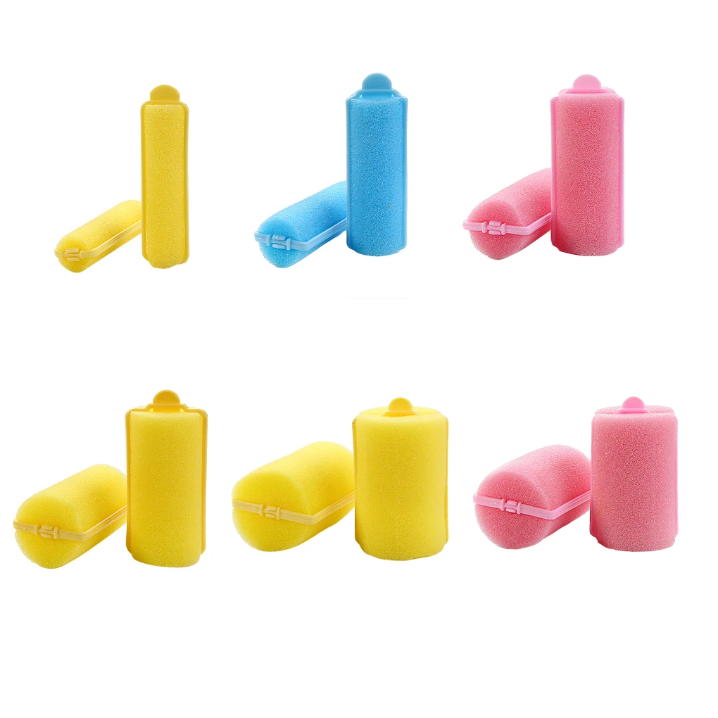 1 Set Hair Roller Stylist Curlers Sponge Curler Time Saving Stylist Curlers