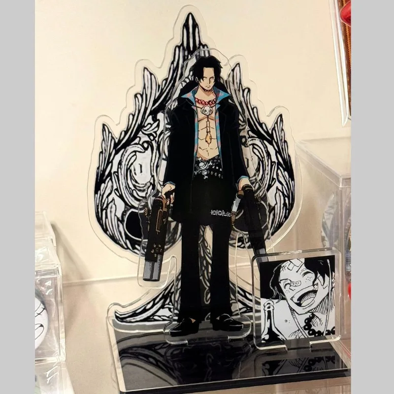 Portgas·D· Ace Acrylic Standing Sign ONE PIECE Anime Peripherals Cute Desktop Creative Ornament Humanoid Standing Sign Gift