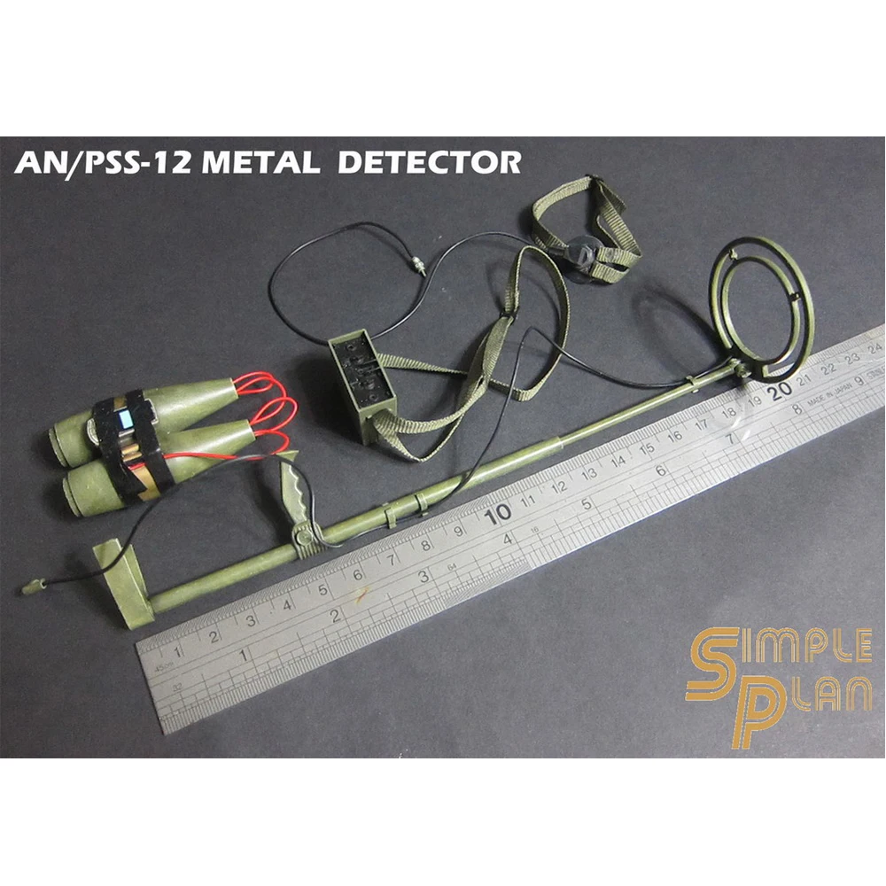 AN/PSS-12 Mine Detector Weapon 1/6 Scale Model For 12 Inch Action Figure Military Tools Plastic Material Hot Sale Toys Gifts