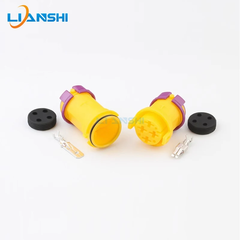 813972930 813972929 4Pin Connector Male Female Set with Terminals DJ7049-6.3-11/21 for Audi VW Car Headlight Harness Plug