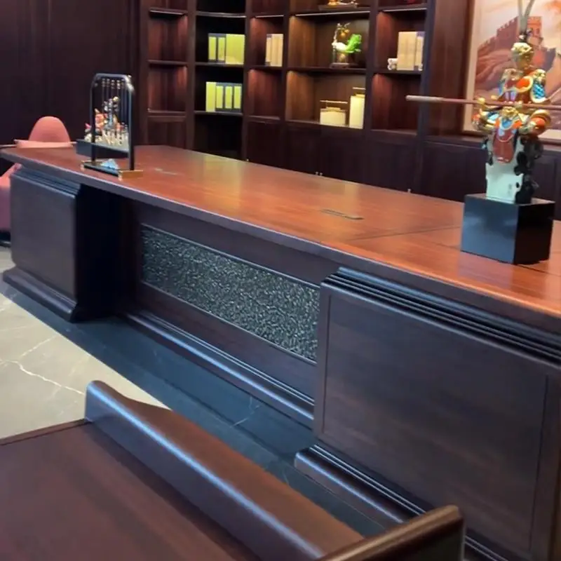 Brown Storage Executive Desk Drawers Designer Luxury Modern Office Desks Cheap Wood Large Silla De Escritorio Office Furniture