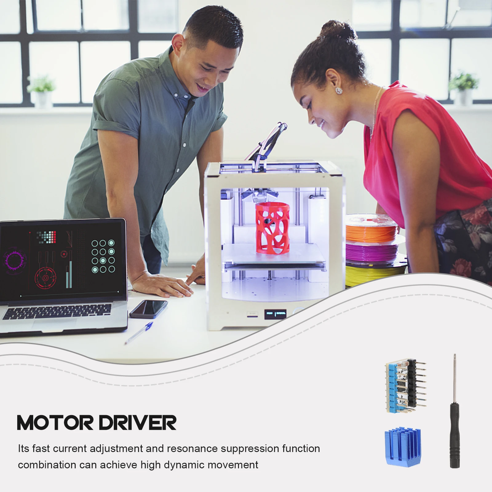 

Motor Driver 2A TMC2209 Ultra Quiet 2. Wires Speed Controllers 3D Printer Parts High