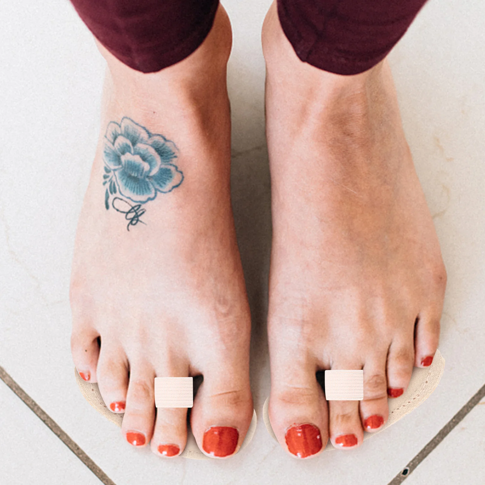 2 قطعة مصحح القدم فاصل لمحاذاة كبيرة لتخفيف الآلام المطرقة تو وسادة مريحة تناسب جميع الأحذية تو الفواصل للنساء #3