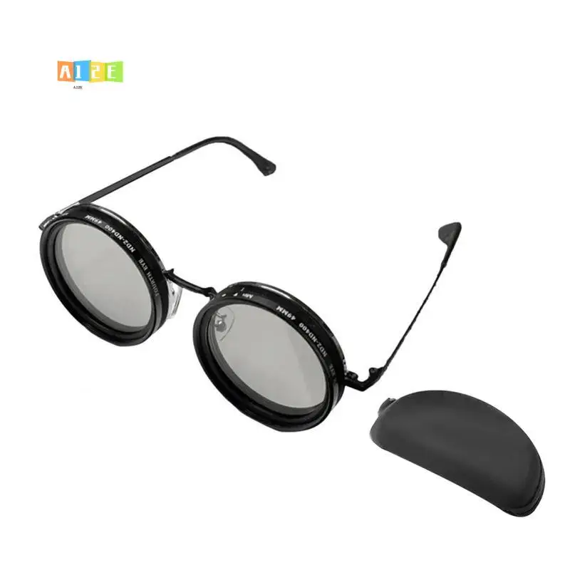 

Солнцезащитные очки A12E с регулируемой степенью затемнения (1-9 уровней), поляризационные, с линзами ND-фильтра, ретро-очки, унисекс, винтажные очки
