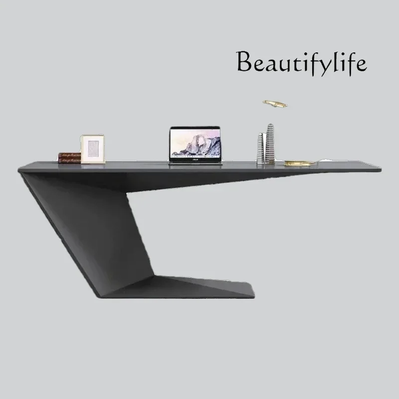 U الجمالية مكتب مكتب واسع الدائمة كرسي صغير الكتابة مكاتب الكمبيوتر التنفيذي دراسة طاولة خشبية بيضاء أثاث المراقبة