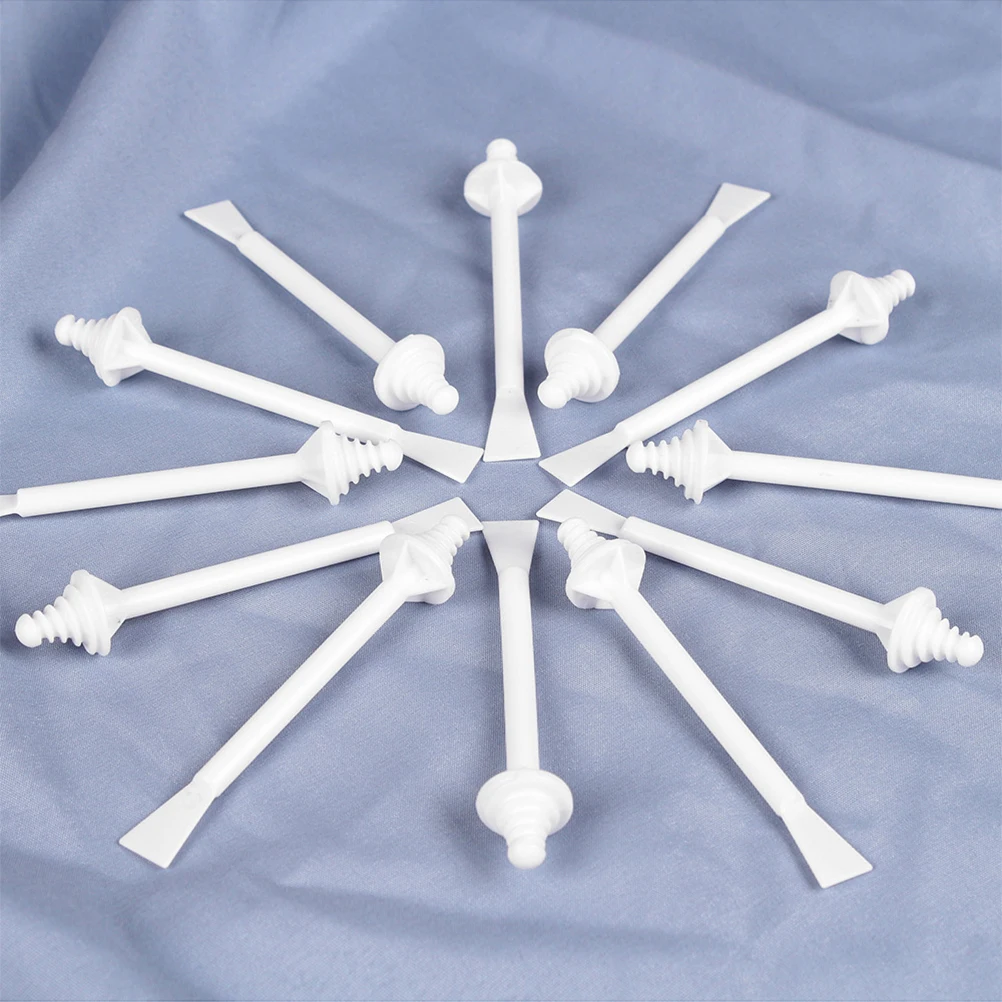 

20pcs Smear Wax Stick Nasal Hair Removal Disposable Plastic Wax Rods Multifunctional Applicator For Face Body Cream Flexible